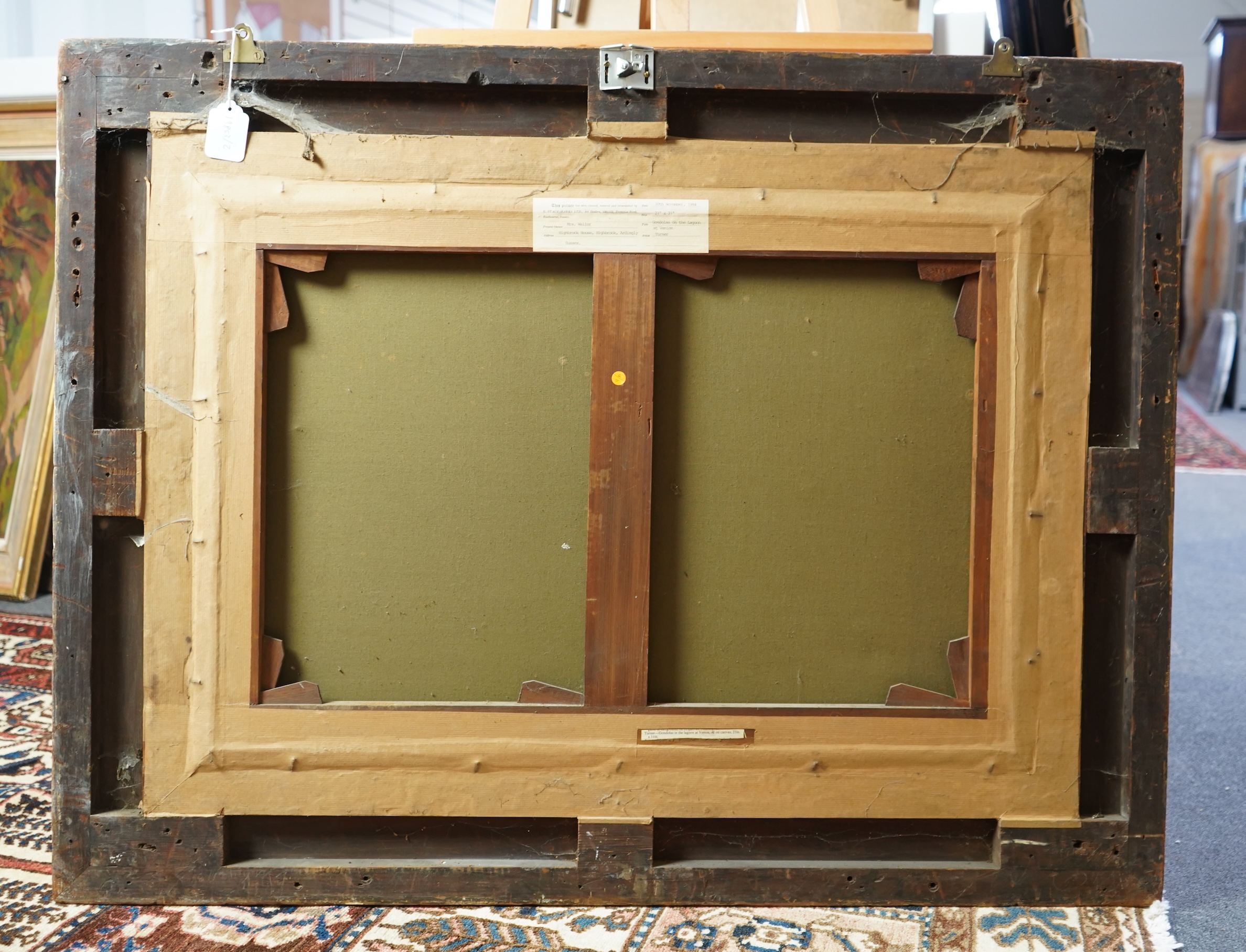 After Joseph Mallord William Turner RA, 1775-1851, 'Gondolas on the Lagoon at Venice'